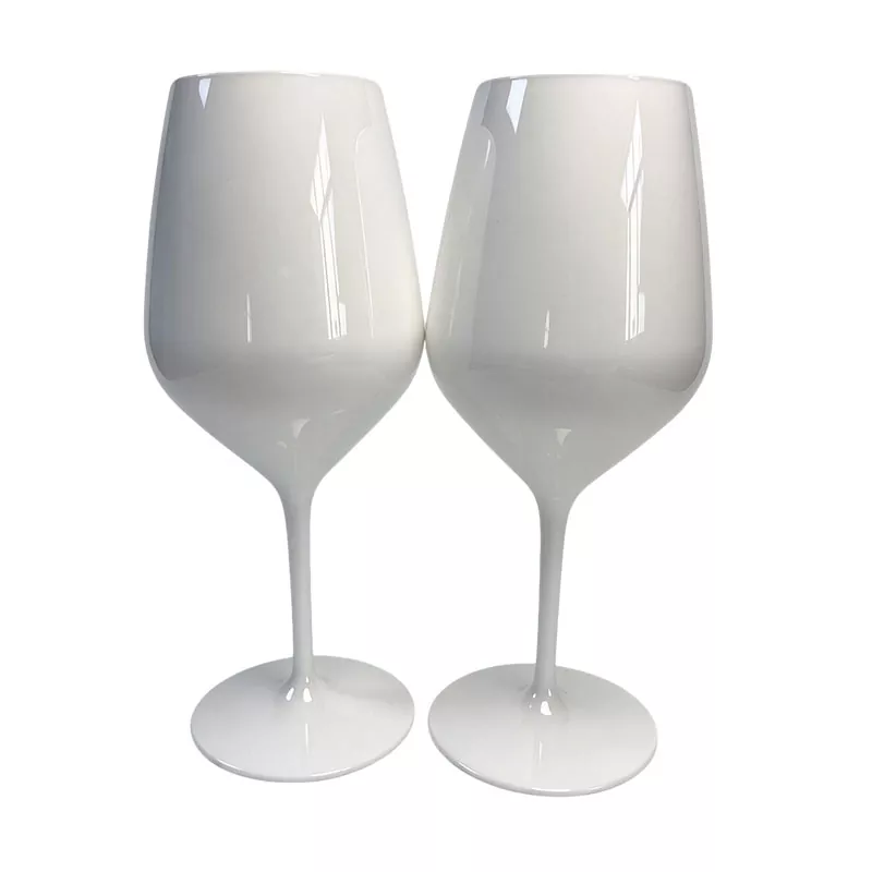 Clear Acrylic Plastic Wine Glass