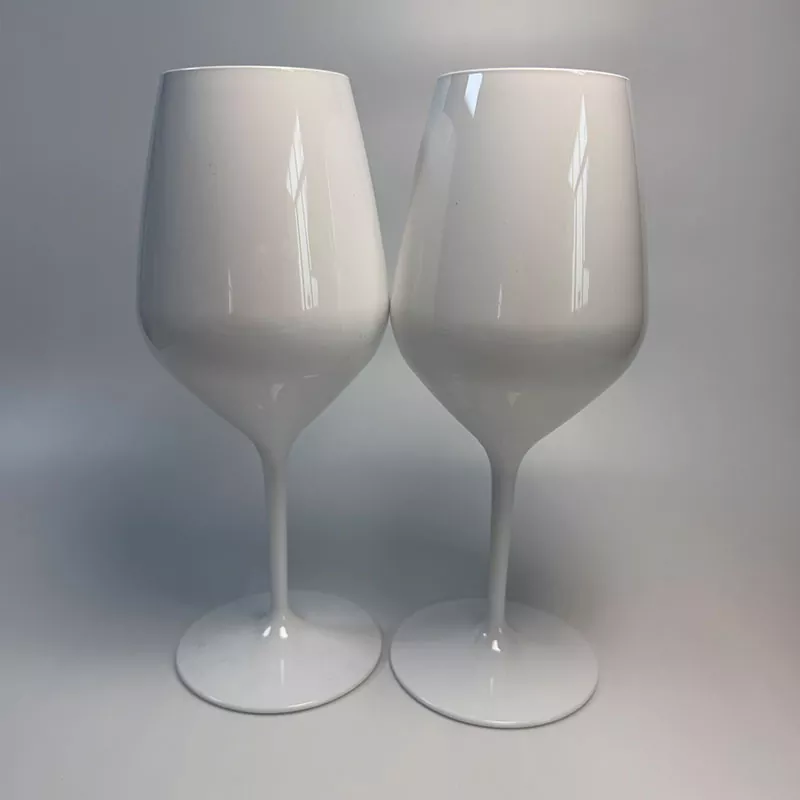 Clear Acrylic Plastic Wine Glass