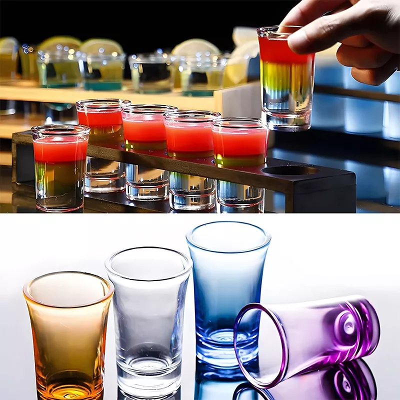 Coloured Plastic Shot Glasses