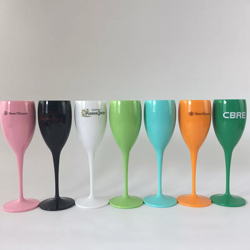Plastic Champagne Flute Glasses
