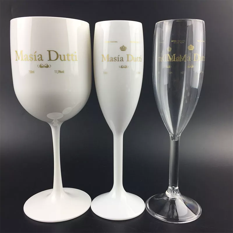 Plastic Champagne Sparkling Wine Prosecco Glass Flute