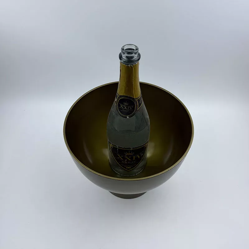 Plastic Vodka Bottle Ice Bucket