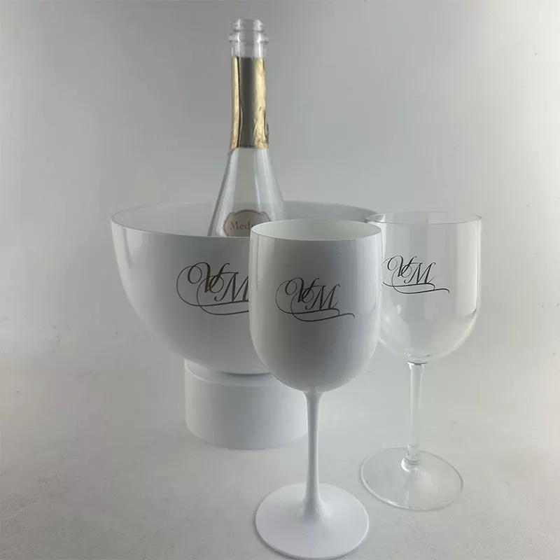 Plastic Vodka Bottle Ice Bucket