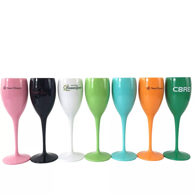 Plastic Champagne Flute Glasses