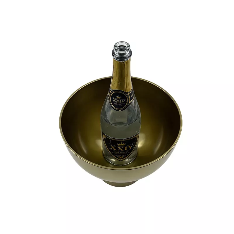 Plastic Vodka Bottle Ice Bucket