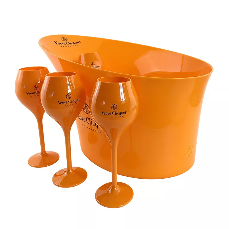 Plastic Wine Bottle Ice Bucket
