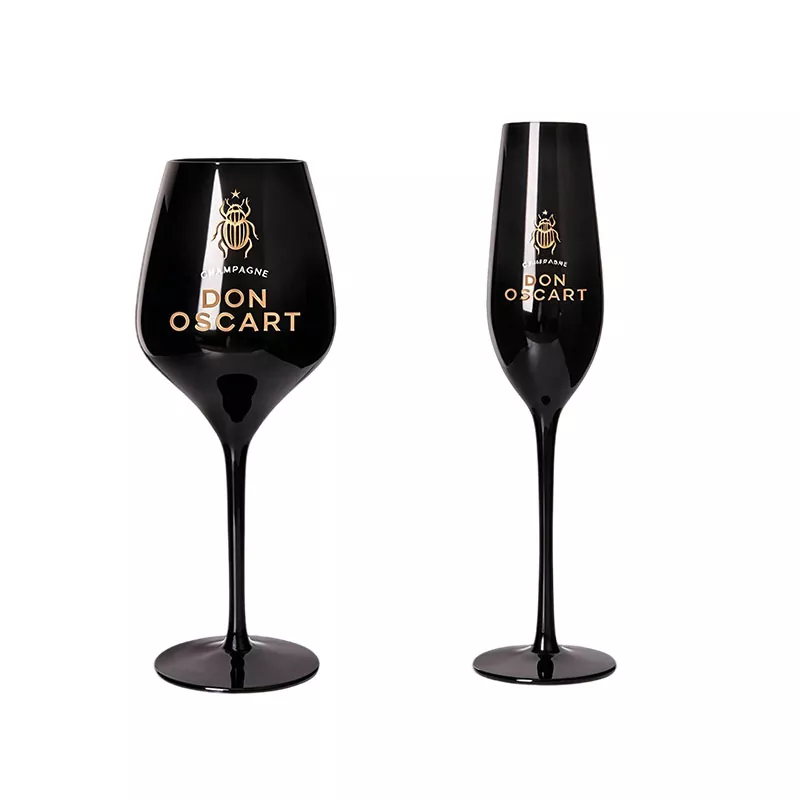 Unbreakable White Polycarbonate Champagne Flute